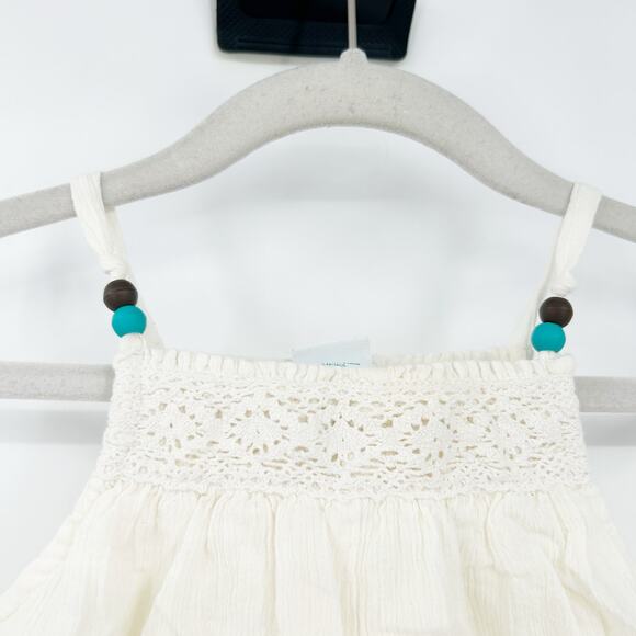 Calypso St Barth for Target Toddler Girls Boho Summer Beaded Crochet Romper 18M - Picture 2 of 5